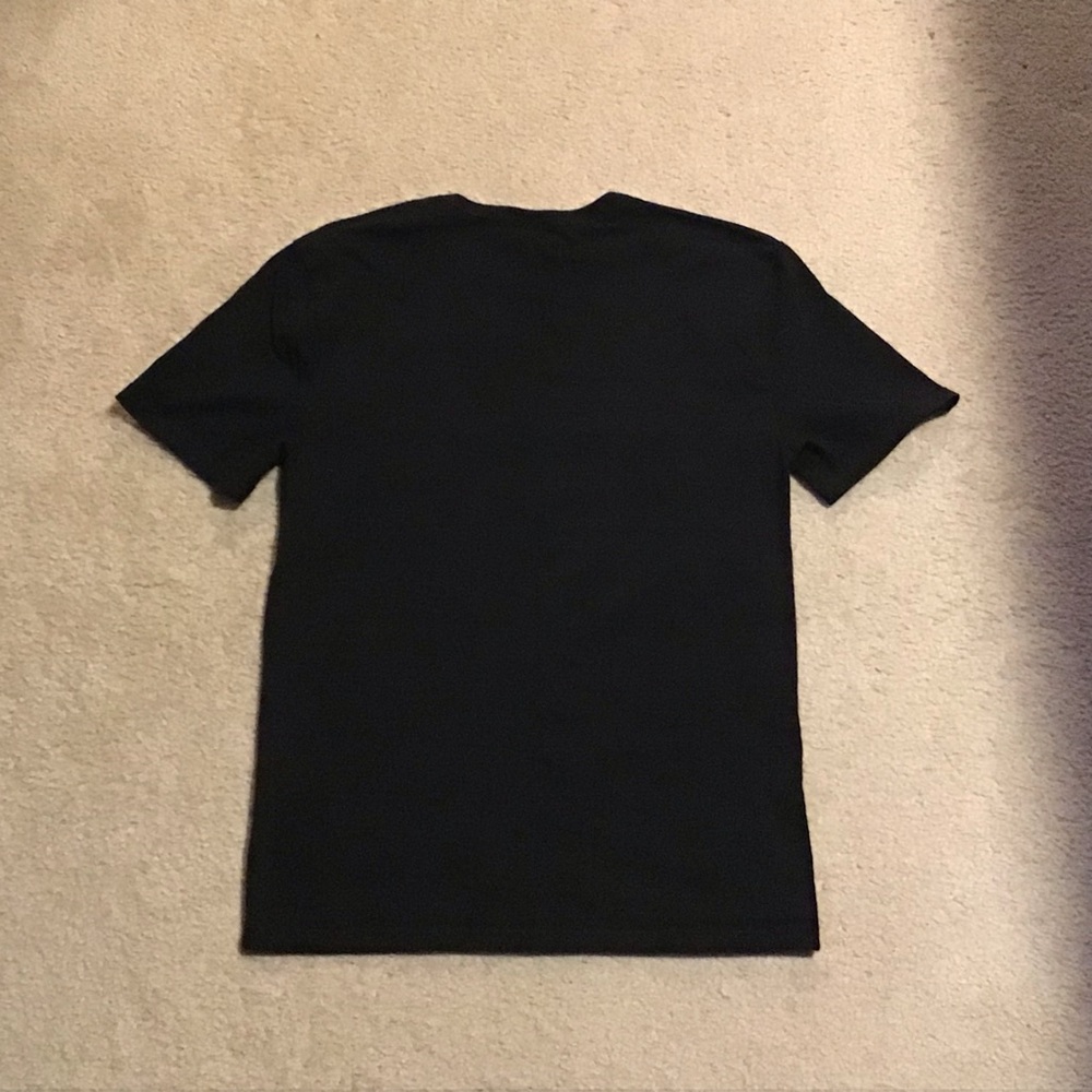 Champion Logo Men’s Black T-shirt Short Sleeve Casual School Streetwear Sz Small - Picture 2 of 9
